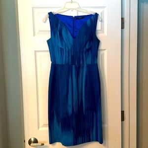 Stunning blue sheath dress